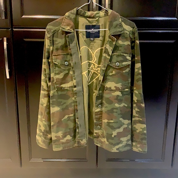 American Eagle Army Shacket - Picture 2 of 6